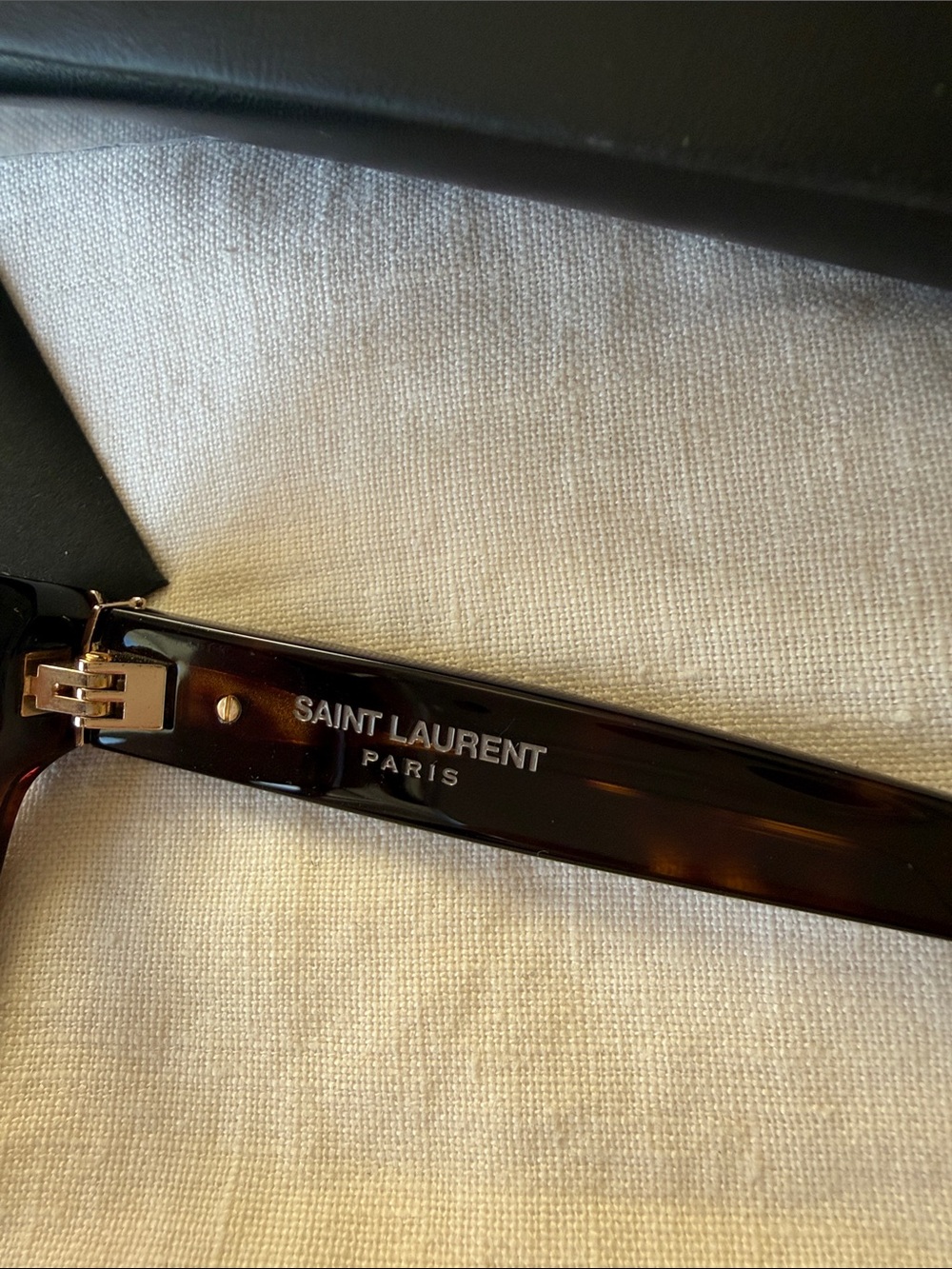 Saint Laurent SL M34 004 Havana Eyeglasses - Picture 6 of 8